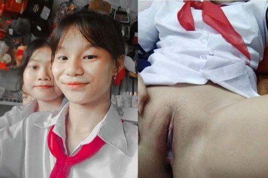 Bú em cấp 2 còn đang đeo quần quấn đỏ
