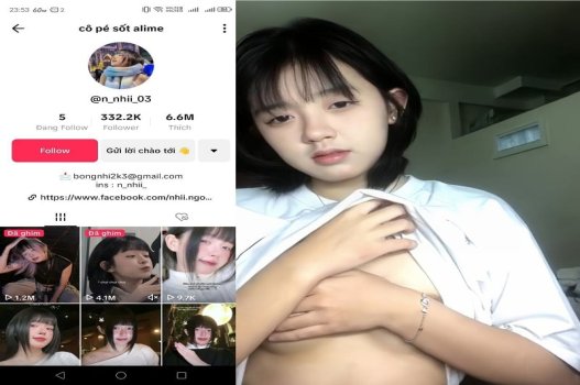 Ngọc Nhi tung clip sex khoe với cặp đồ đẹp