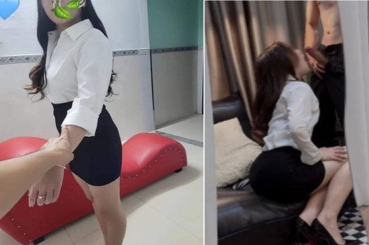 Sếp và trưởng phòng đi chơi gái gặp em thư ký