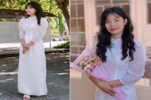 Áo dài sexy được quất lên cặc dài